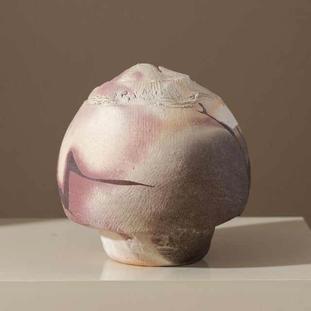 Paul Soldner Abstract Expressionist Sculptural Ceramic Vessel For Sale In Sacramento - Image 6 of 14