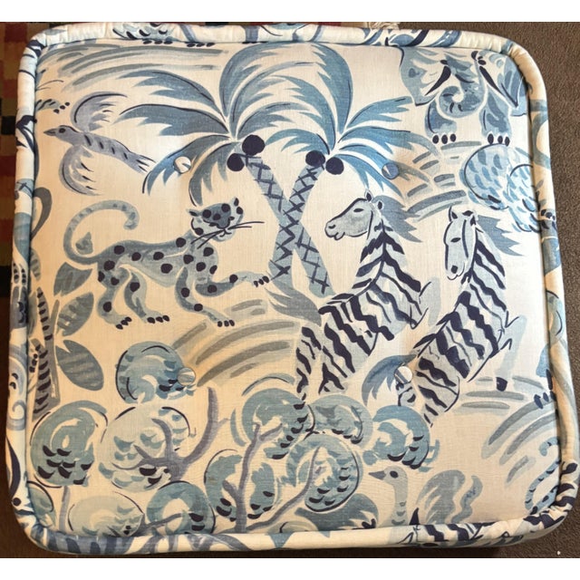 Traditional Clarence House "Congo" Floor Cushion For Sale - Image 3 of 4