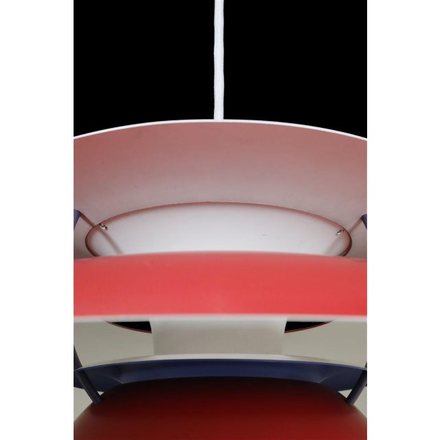 Red PH 5 Hanging Lamp by Poul Henningsen for Louis Poulsen, 1960s For Sale - Image 6 of 18