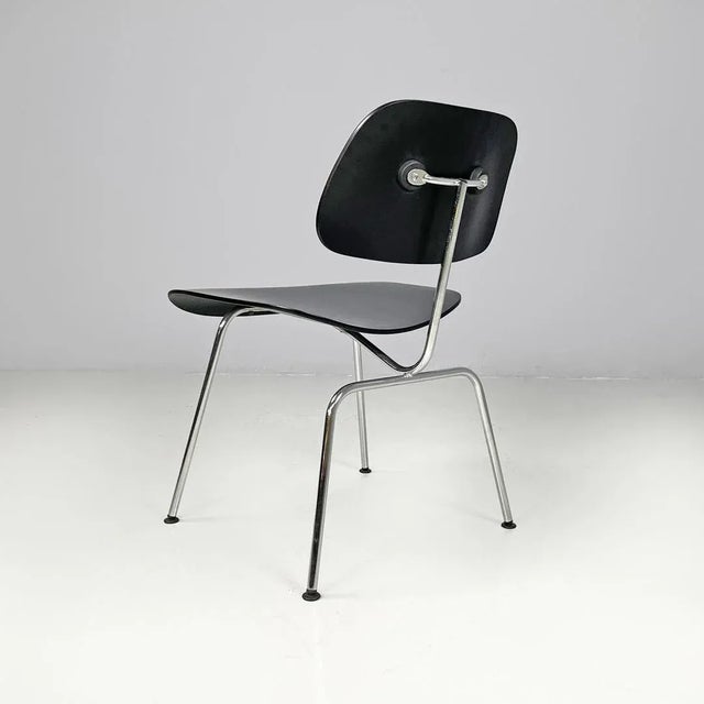 2000 - 2009 German Black Wooden Chairs by Charles and Ray Eames for Vitra, 2000s, Set of 2 For Sale - Image 5 of 18