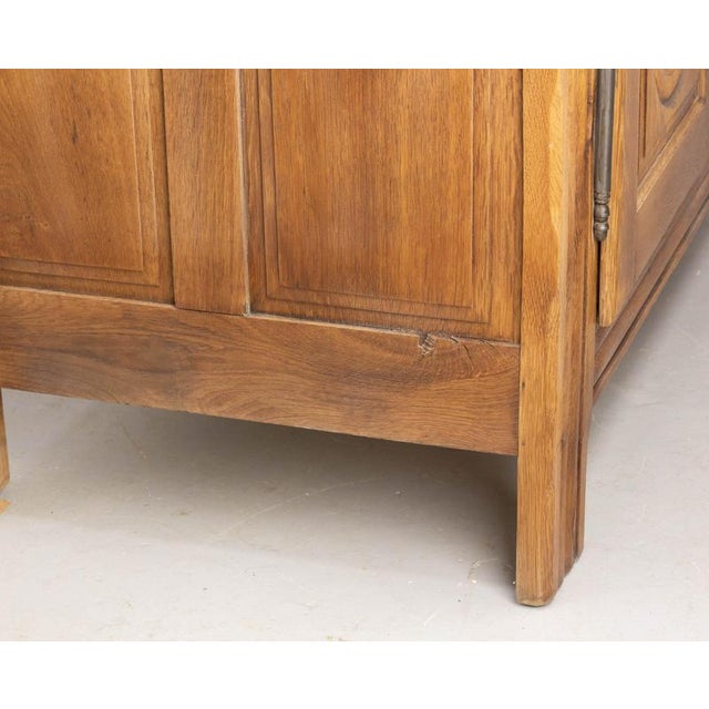 Vintage Carved Oak Cabinet, France, 1960 For Sale - Image 9 of 13