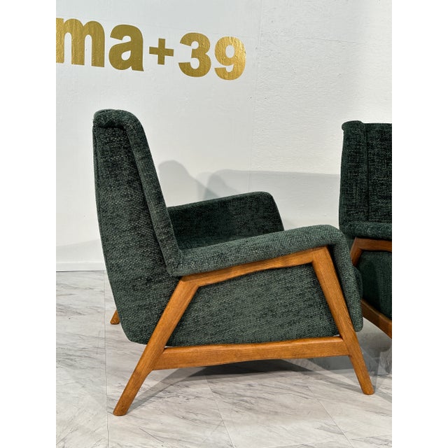 Pair of 2 Italian Contemporary Armchair 1970s For Sale - Image 4 of 7