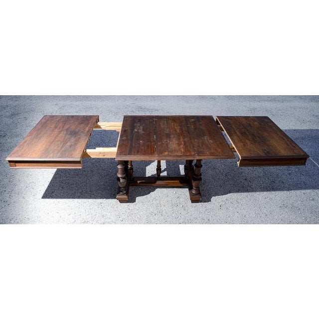 Extendable Liberty Table in Walnut For Sale - Image 6 of 9