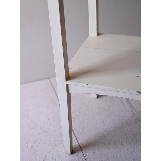 Scandinavian Bedside Tables Painted in White, 1950s, Set of 2 For Sale - Image 9 of 14