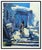 Post Impressionist Late 20th Century Santangelo Post-Impressionism Blue Serigraph Santangelo For Sale - Image 3 of 5