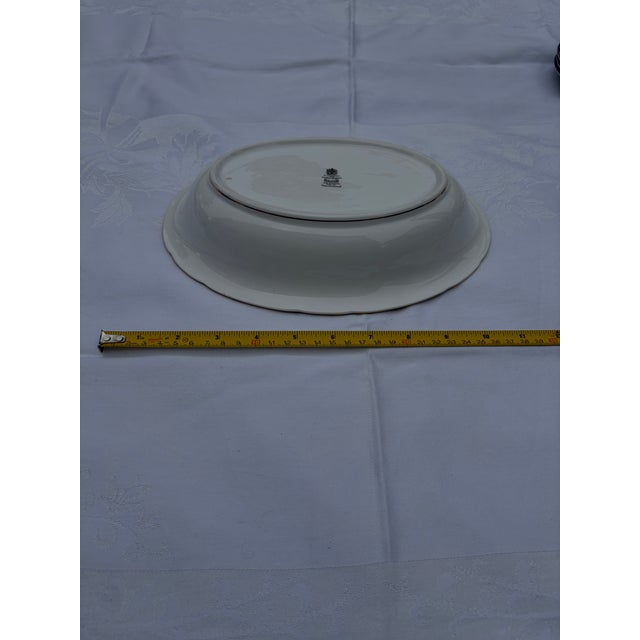 1970s Paragon Tree of Kashmir Oval Serving Platter | Royal Appointment Fine Bone China For Sale In San Francisco - Image 6 of 12