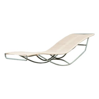 Walter Lamb for Brown Jordan Bronze 'Waikiki' Rocking Chaise Lounge, Circa 1960s For Sale