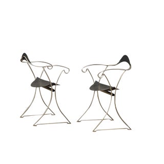 Set of Clessidra Chairs by Ricardo Dalissi for Zanotta For Sale