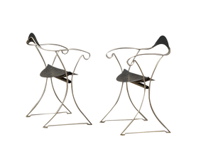 Set of Clessidra Chairs by Ricardo Dalissi for Zanotta