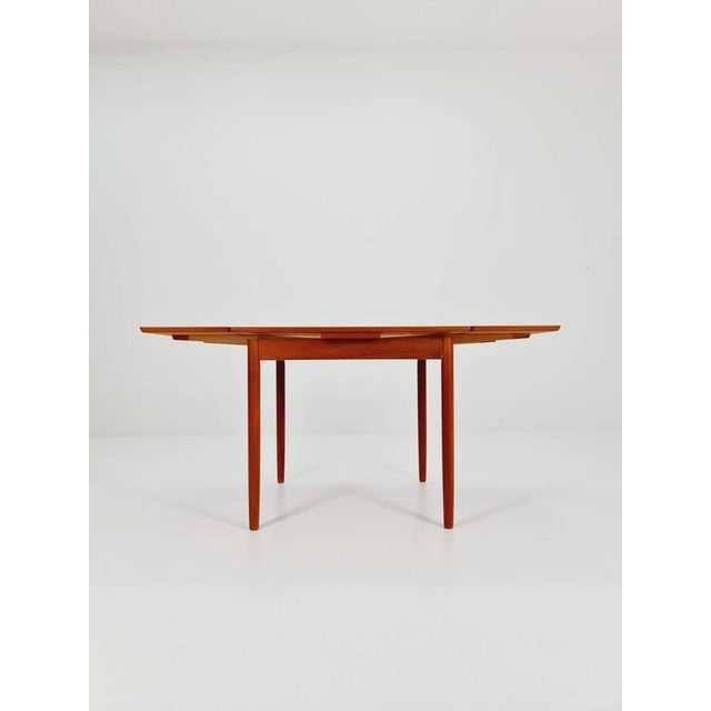Danish Rectangular Teak Table with Two Extension Leaves, 1960s For Sale - Image 3 of 11