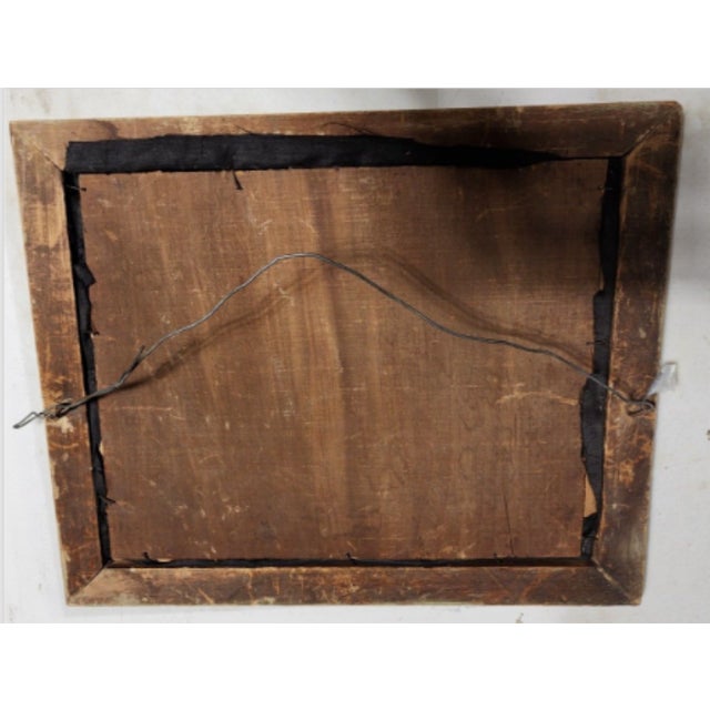 Black Rare, One-of-a-Kind Wwi and Wwii Military Badges in Antique Art Deco Wood Frame For Sale - Image 8 of 10