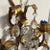 1970s Crystal and Tole Metal Gold 2 Arm Candlestick Wall Sconce - Italy For Sale In Oklahoma City - Image 6 of 7