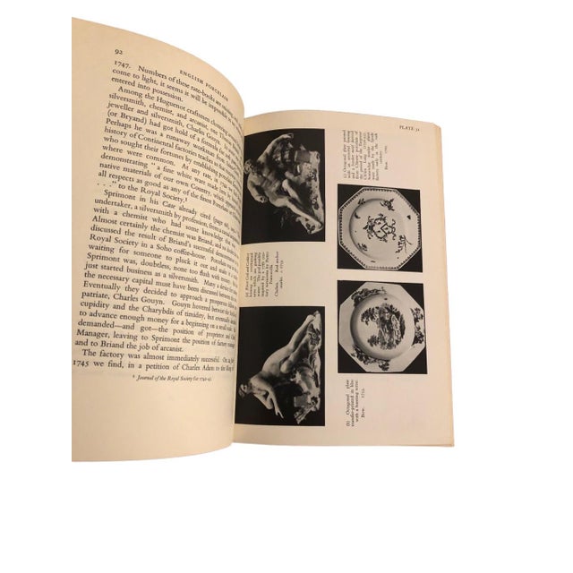 1952 Vintage Hardcover Book: 18th Century English Porcelain by George Savage, First Edition For Sale In Seattle - Image 6 of 12