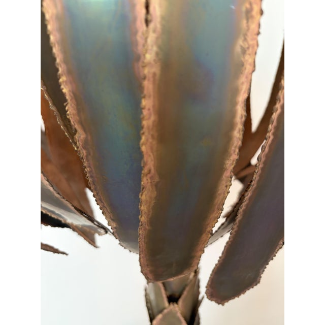 Brass Palm Tree Floor Lamp by Maison Jansen, 1970s For Sale - Image 6 of 14