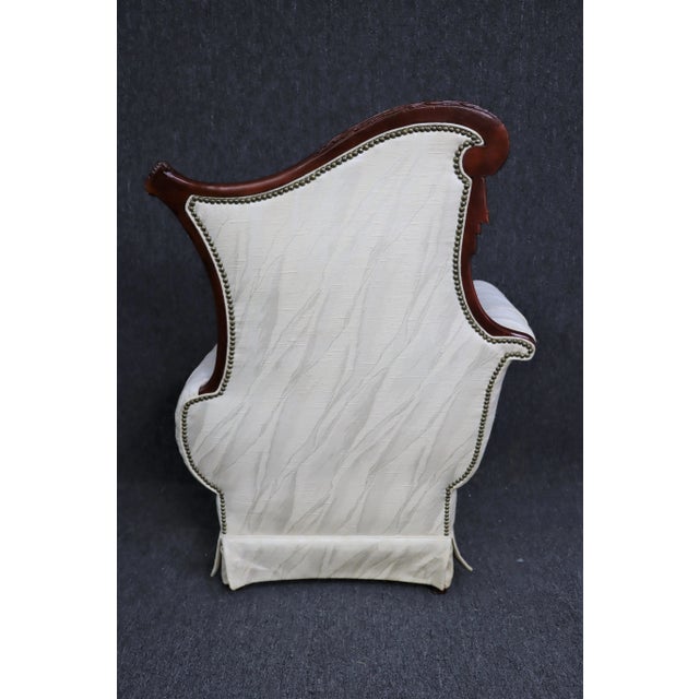 Mahogany Fireside Chair For Sale In Philadelphia - Image 6 of 7
