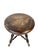 Antique Victorian Style Adjustable Piano Stool With Glass Ball-and-Claw Feet For Sale - Image 10 of 16