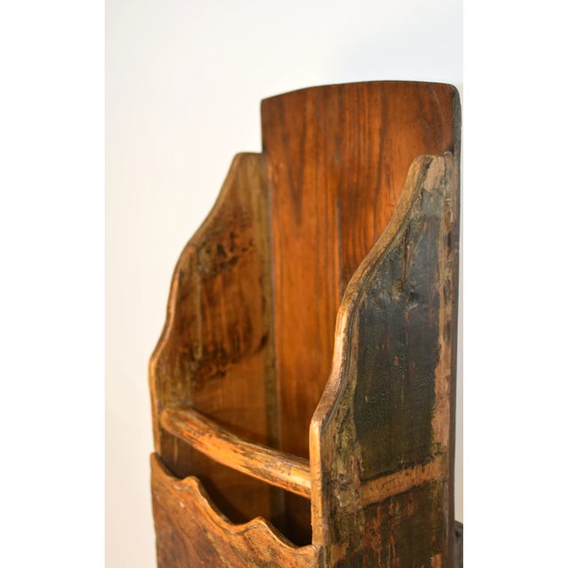 Early 20th Century Antique Utensil Towel Holder For Sale In Los Angeles - Image 6 of 14