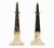 A Pair of Grand Tour Variegated Marble Obelisks For Sale - Image 4 of 7