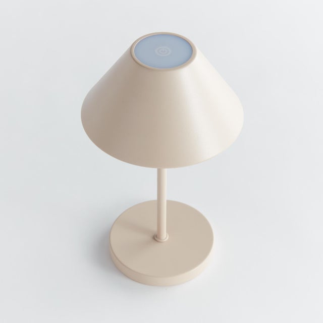 French Country Alluna Cordless Led Lamp 10" - Sand For Sale - Image 3 of 10