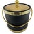Mid-Century Modern Black and Gold Ice Bucket – Vintage Barware for Luxurious Entertaining Elevate your entertaining style...