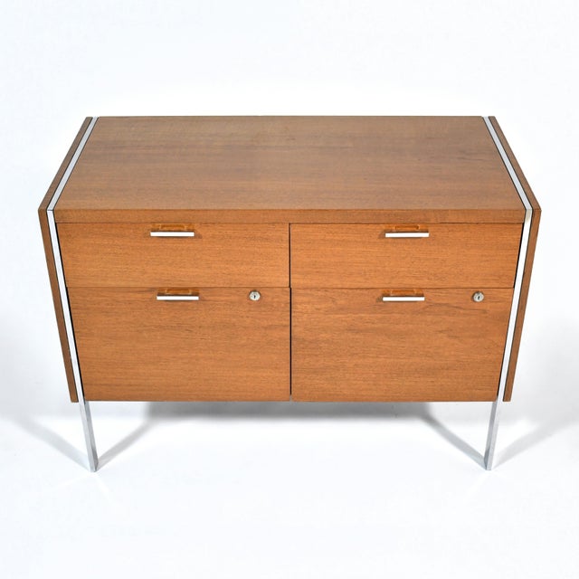 Stow & Davis Mid 20th Century Stow Davis Two Bay Credenza, Attributed For Sale - Image 4 of 7