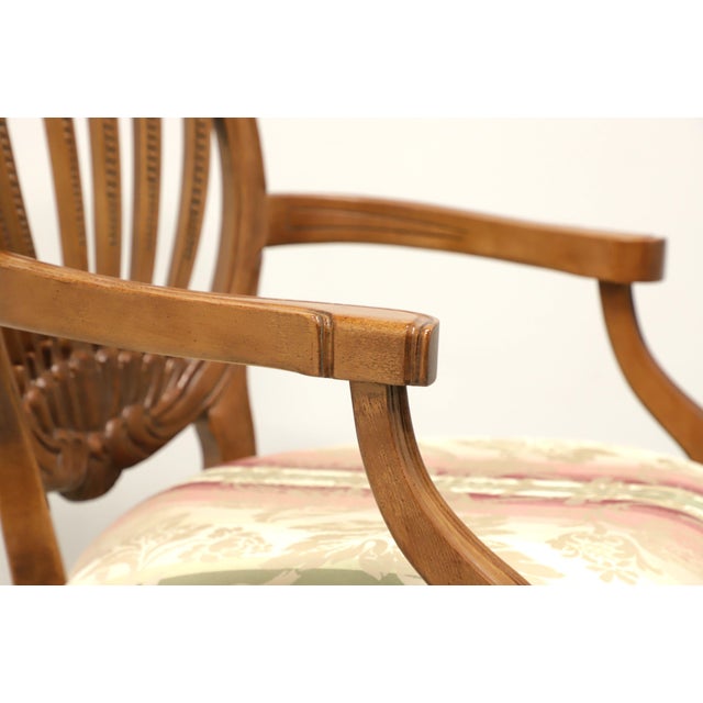 Century French Country Oval Back Dining Armchairs Pair Chairish