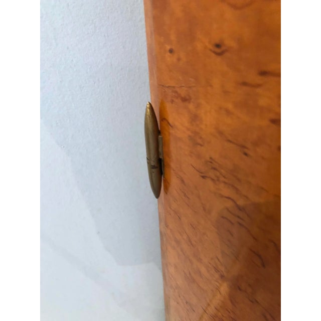 Art Deco French Maple Corner Cupboard, 1940s For Sale - Image 17 of 18