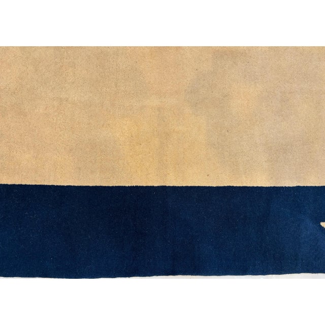 Art Deco 1970s Art Deco Chinese Rug , 6' X 9' For Sale - Image 3 of 6