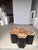 Wood Hexagonal Stools in Two-Tone Suar, Set of 5 For Sale - Image 7 of 18