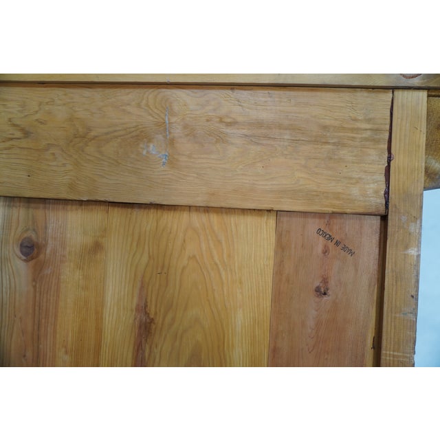 Late 20th Century Carved Wooden Armoire Made in Mexico For Sale In Los Angeles - Image 6 of 13