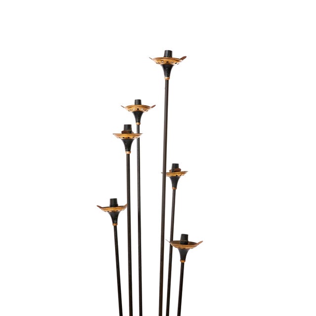1960s Floor Lamp with Spears, 1960s For Sale - Image 5 of 6