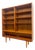 Vintage Mid Century Modern Danish Bookcase With Adjustable Shelving and Tapered Legs For Sale