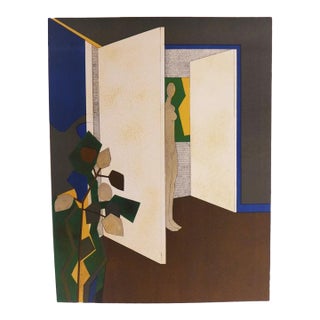 Minaux Original Lithograph Helene-Double Etoile Signed & Numbered 1974 For Sale