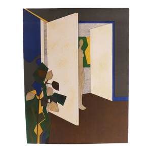 Minaux Original Lithograph Helene-Double Etoile Signed & Numbered 1974