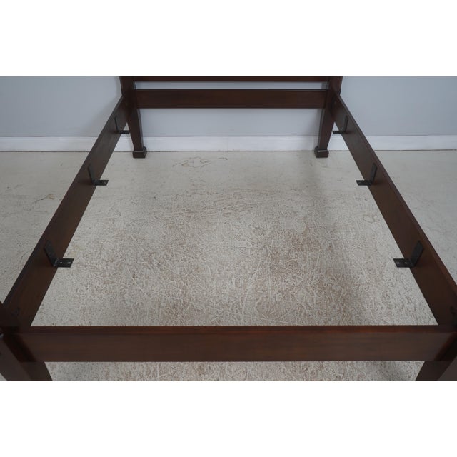 Drexel Queen Size Mahogany Poster Bed 18th Century Collection For Sale In Philadelphia - Image 6 of 17