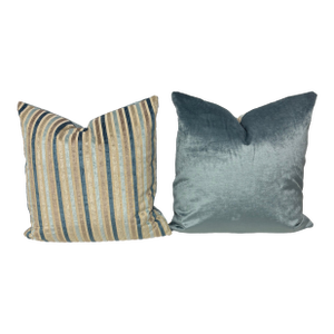 Custom Pillows With Stripe Fabric