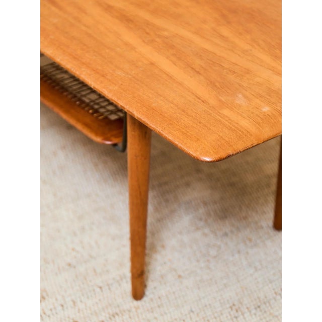 Mid 20th Century Danish Modern Teak Coffee Table For Sale - Image 11 of 12