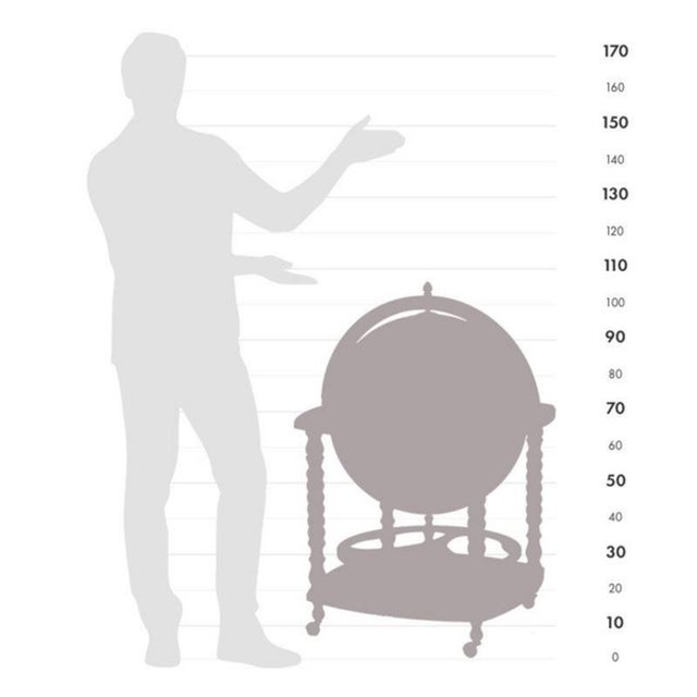 Charon Globe Bar by Zoffoli Mappamondi For Sale - Image 4 of 5