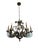 John-Richard Eight Light Antique Bronze Mirrored Chandelier For Sale In Dallas - Image 6 of 6