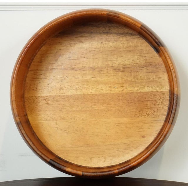 Acacia Curve Fruit or Salad Bowl For Sale - Image 6 of 9