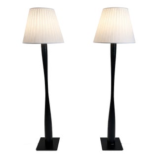 Vintage Monumental Floor Lamps by Casamilano, 2007, Set of 2 For Sale
