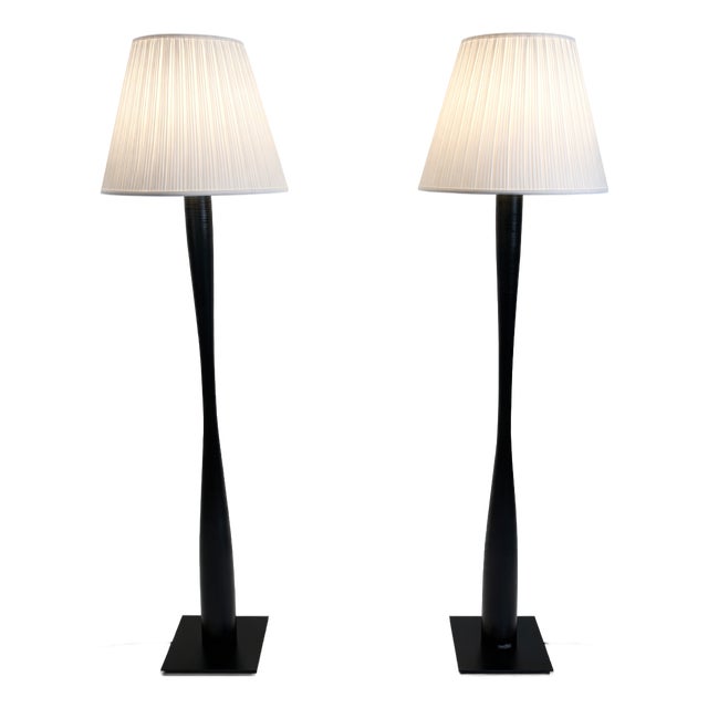 Vintage Monumental Floor Lamps by Casamilano, 2007, Set of 2 For Sale