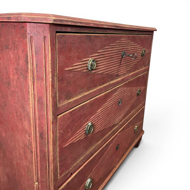 Antique Gustavian Chest of Drawers, 1890s For Sale - Image 6 of 10