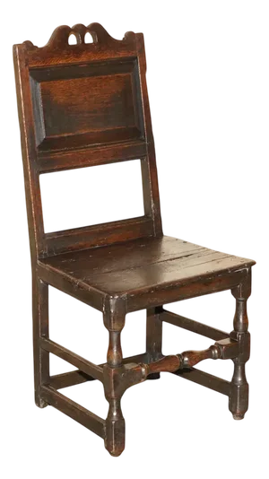 Antique Charles II English Oak Occasional Chair, 1660s