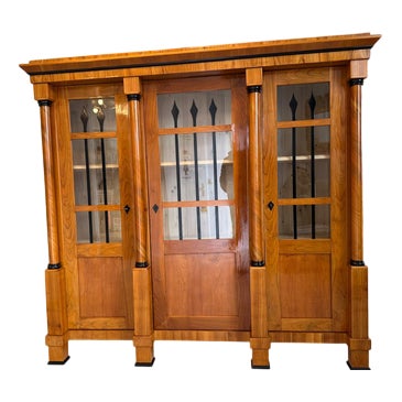 Biedermeier Style Display Cabinet For Sale