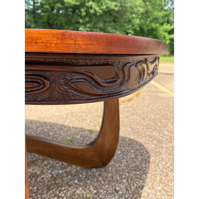 1970s Pulaski Oceanic Dining Set For Sale - Image 4 of 11
