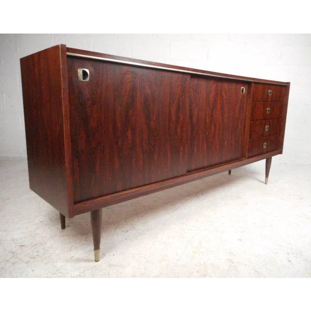Royal Board of Sweden Mid-Century Rosewood Credenza For Sale - Image 11 of 11