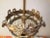 French Bows & Rams Heads Crystal Beaded Dome Chandelier For Sale - Image 4 of 10
