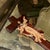 Religious Vintage Resin Jesus on the Cross Figurine For Sale - Image 3 of 9