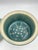 Blue Vintage Studio Pottery Covered Berry Bowl With Lid and Drip Plate, Blue Green Ceramic Colander, Signed Handmade Produce Keeper For Sale - Image 8 of 13